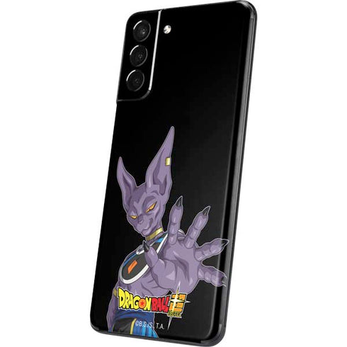 Dragon Ball Super Beerus Portrait Galaxy S21 Plus 5G Skin